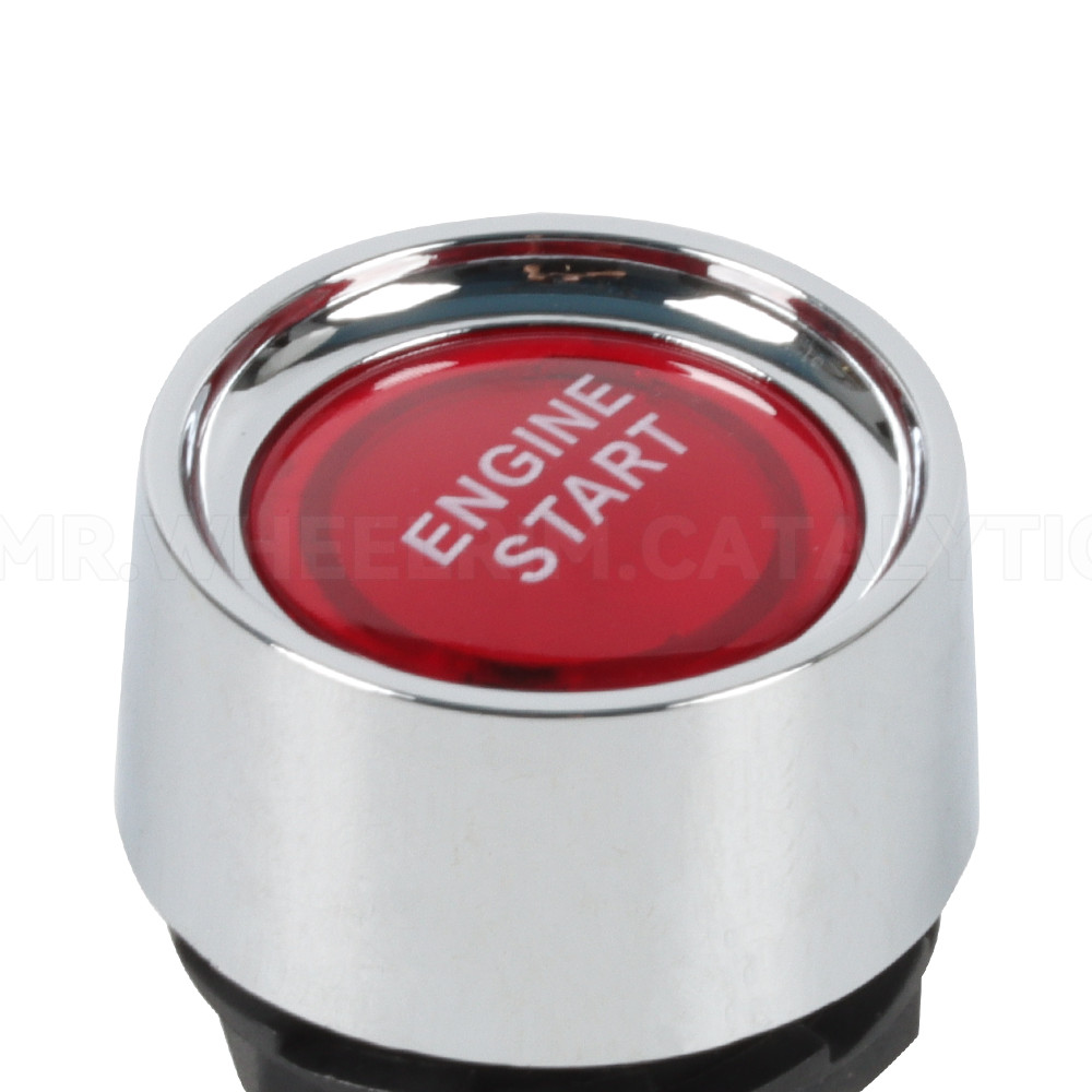 12V Universal Car Red Illuminated Engine Start Switch Push Button Race Starter