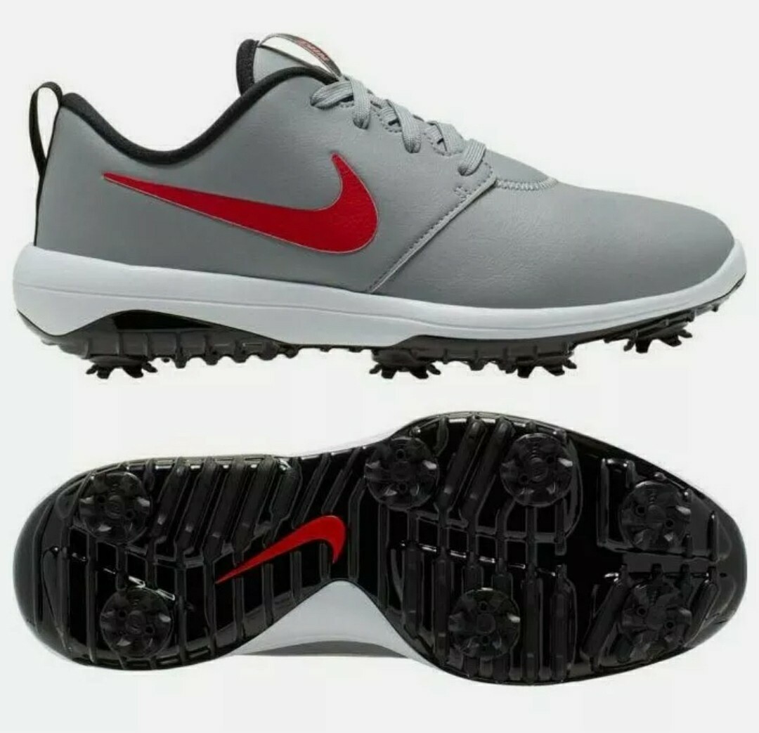 Nike Roshe G Tour Men's Size 8 Golf Shoes Particle Grey/Red AR5579-003 NEW