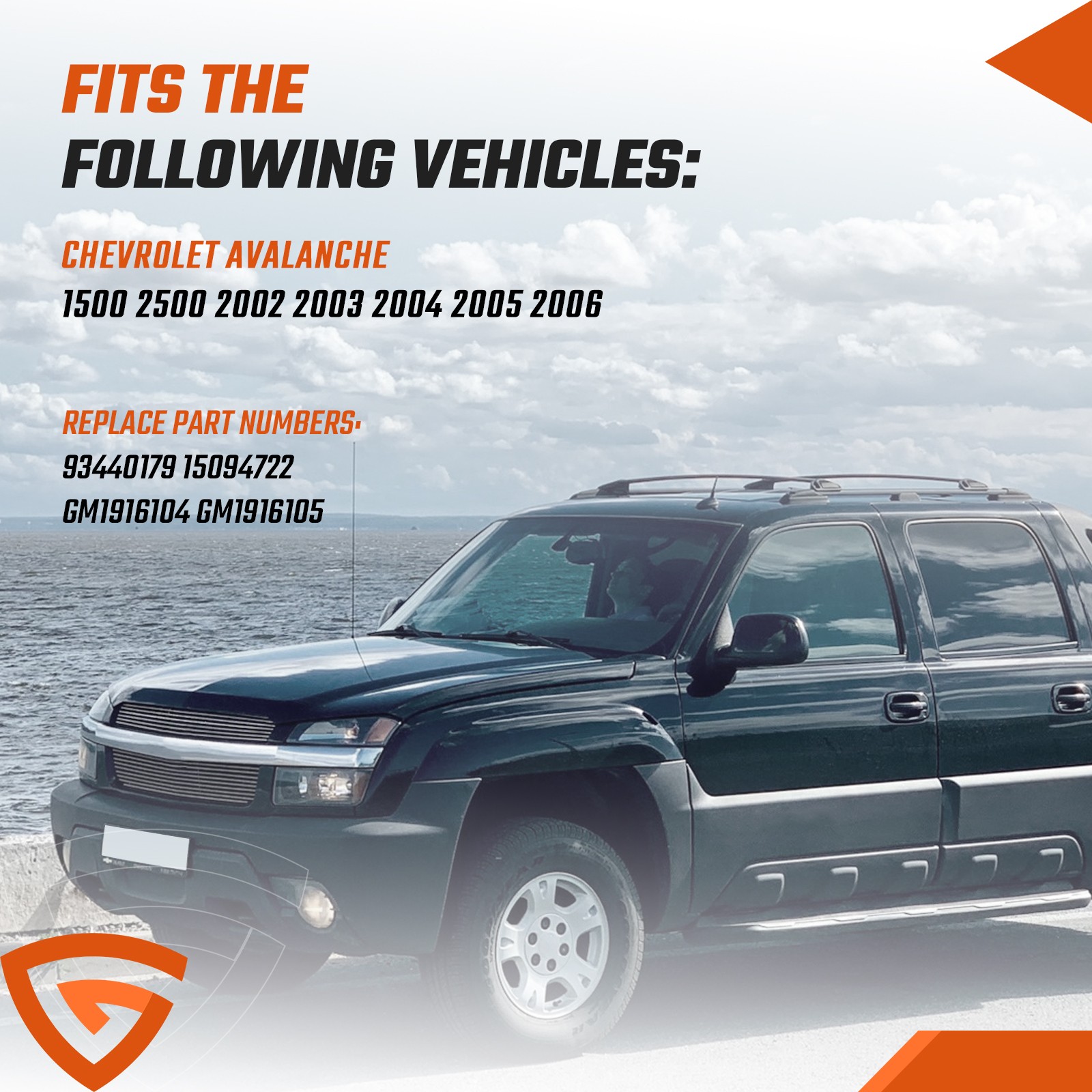 For Chevy Avalanche Cadillac Escalade 2002-2006 Tailgate Handle Backup NEW
