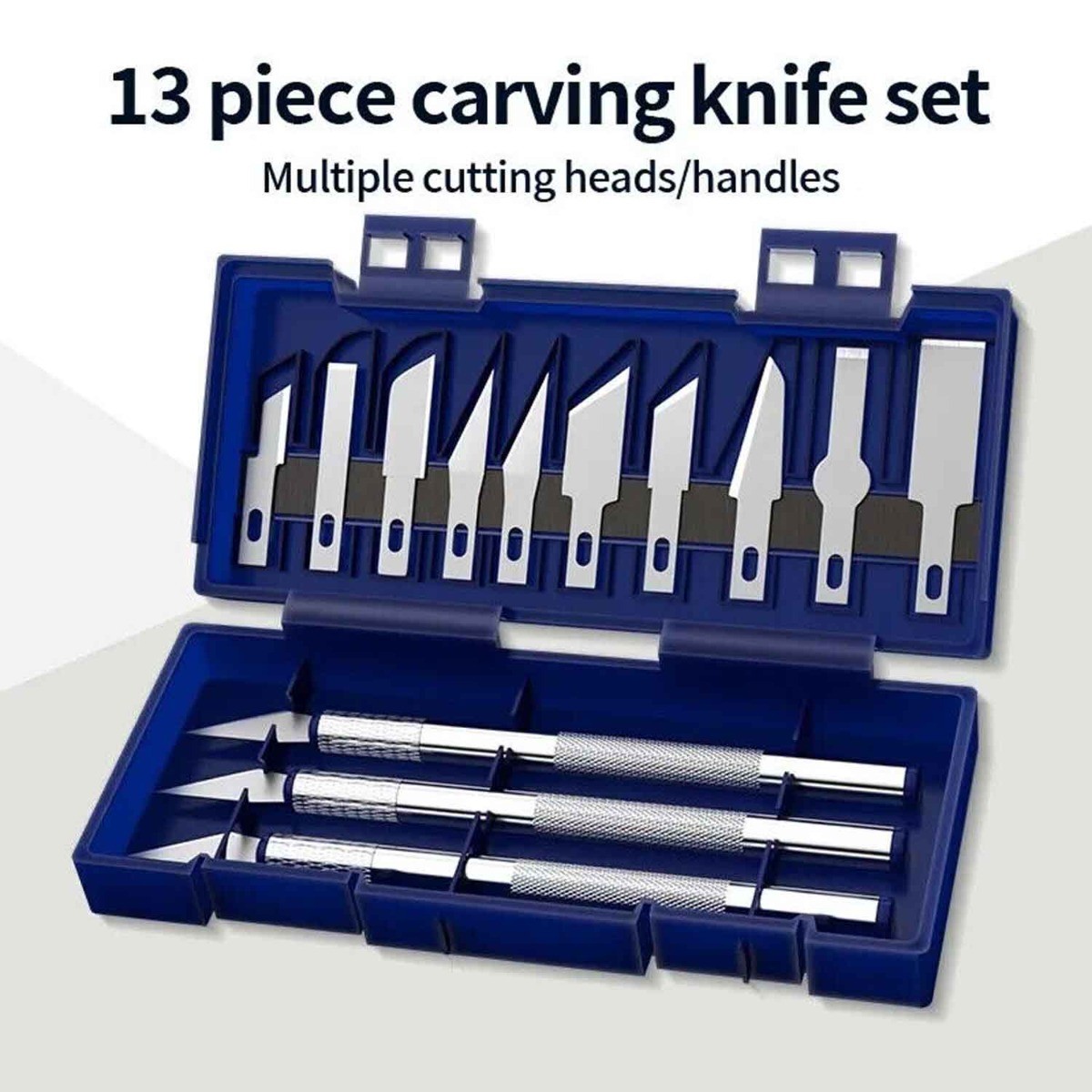 13Pcs Metal Carving Knife Set