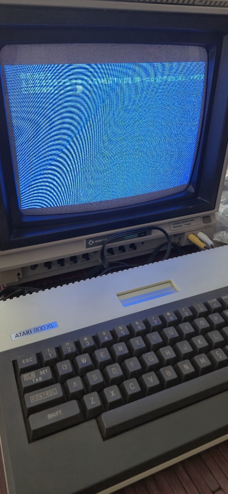 2 x Atari 800XL Computers With SDrive-Max,SIO2SD,1Power Supply,1Controller,AS IS