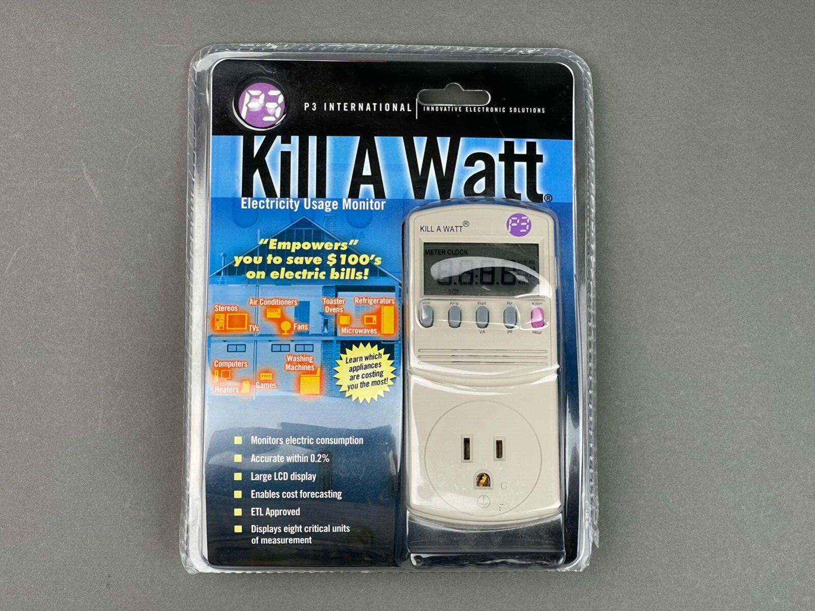 P3 KILL A WATT Power Usage Voltage Meter Monitor P4400.01 Brand New