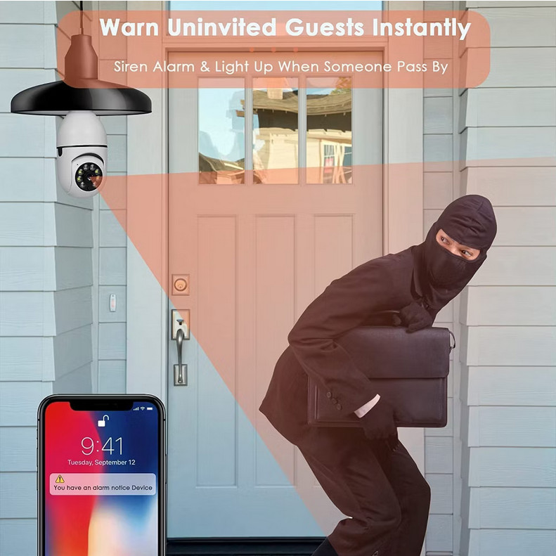 Edenn I-Defend Security Camera 1080P & Smart Night Vision - Full HD
