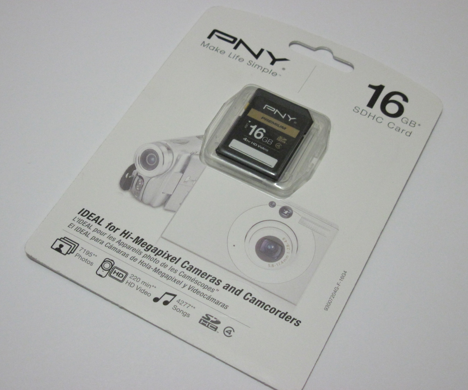 PNY 16G SDHC SD card for Sony RX100 HX20V NEX 5N F3 H90 WX50 HX200V W560 camera
