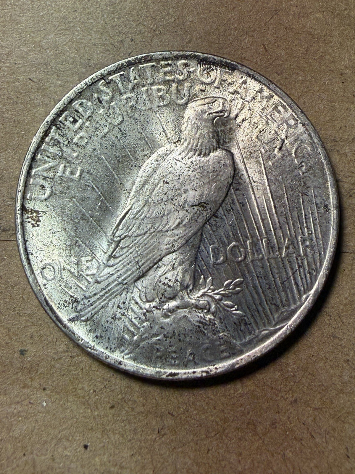 1923 Peace Dollar - BU Toned - As Shown! (#2432)