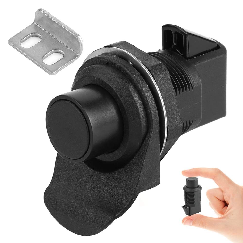 Boat Push Button Latch , Marine Grade Glove Box Door Lock for 93-304 Model Ha...