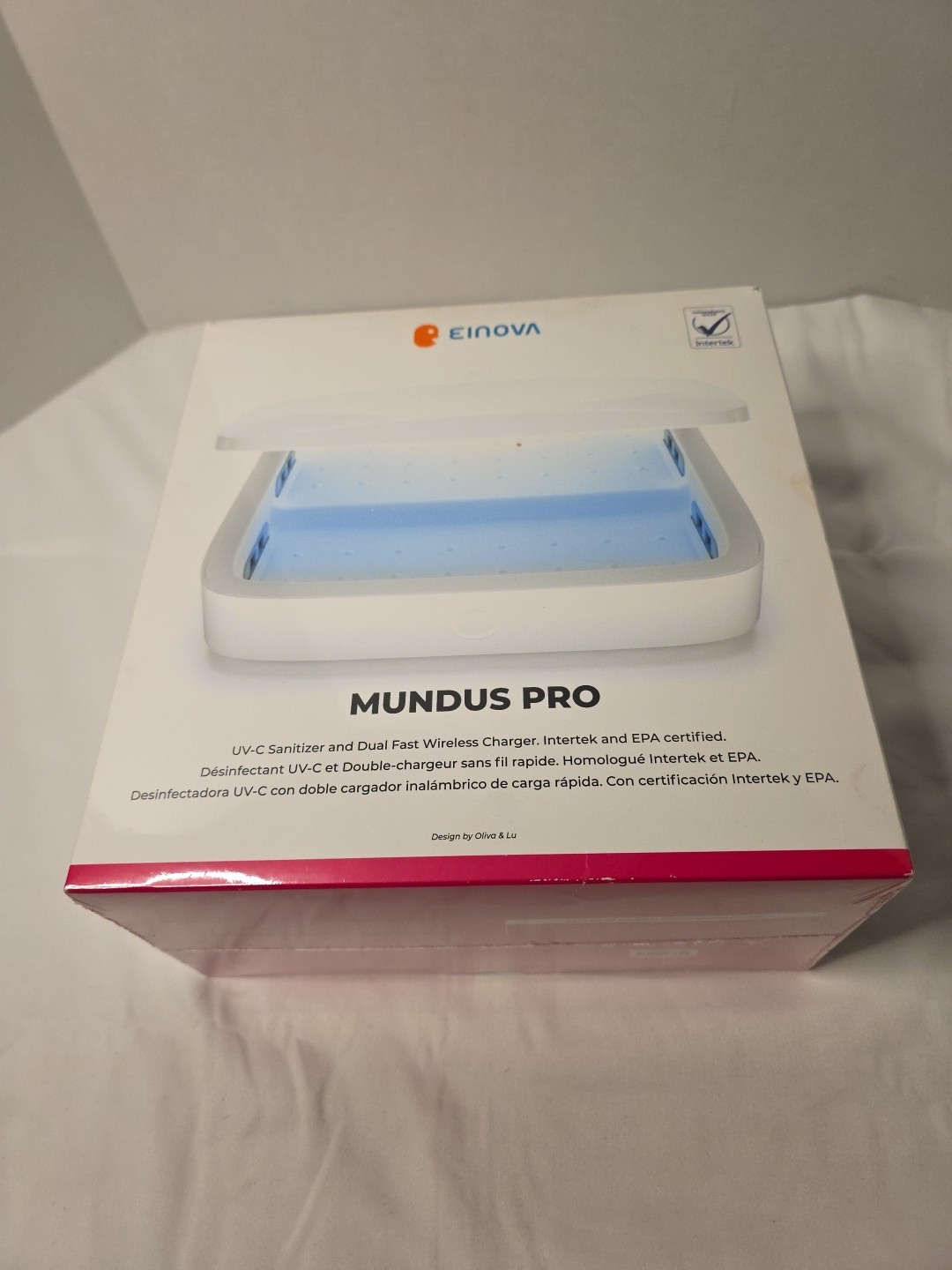 EINOVA Mundus PRO UV-Sanitizer w/Charging Storage Brand New Sealed