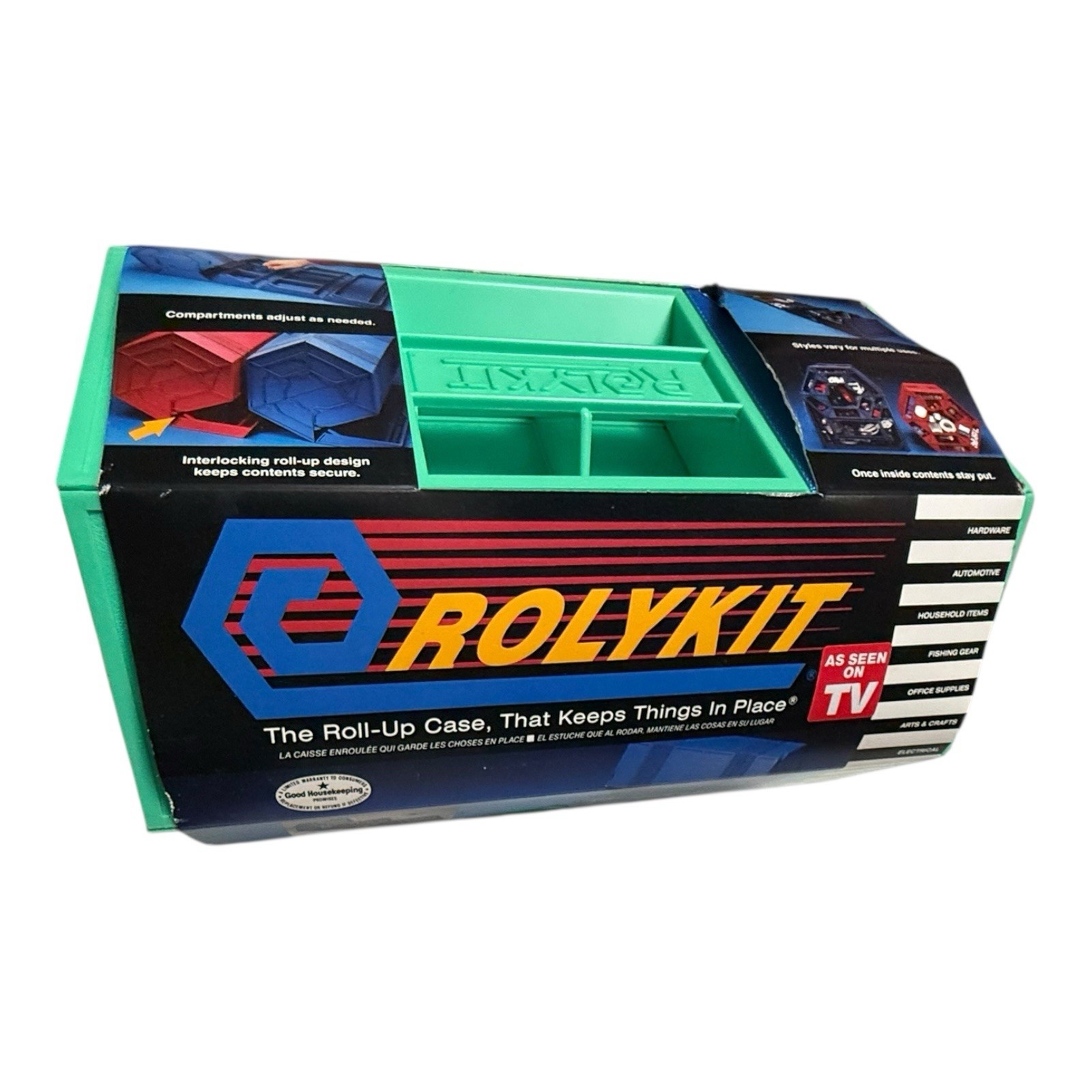 New Rolykit Model S-11 Green Storage Organizer Crafts Tools Accessories