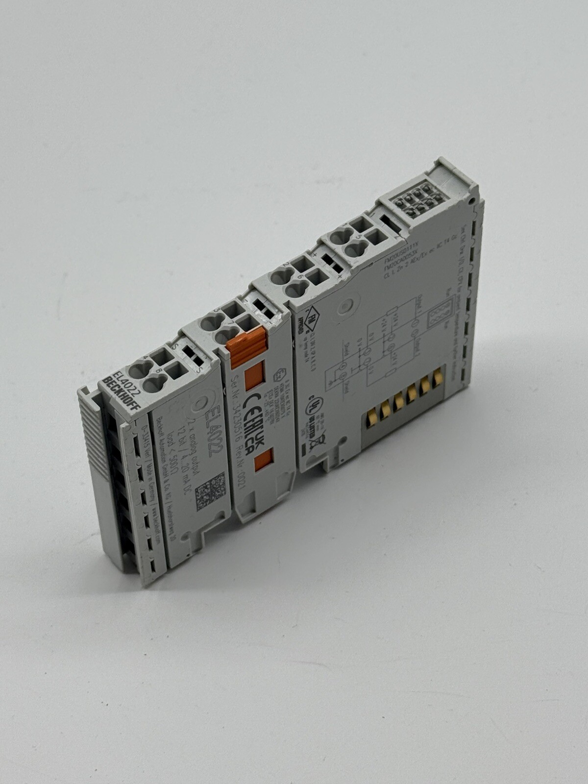 Beckhoff EL4022 EtherCat 2 Channel Analog Output Terminal EL 4022