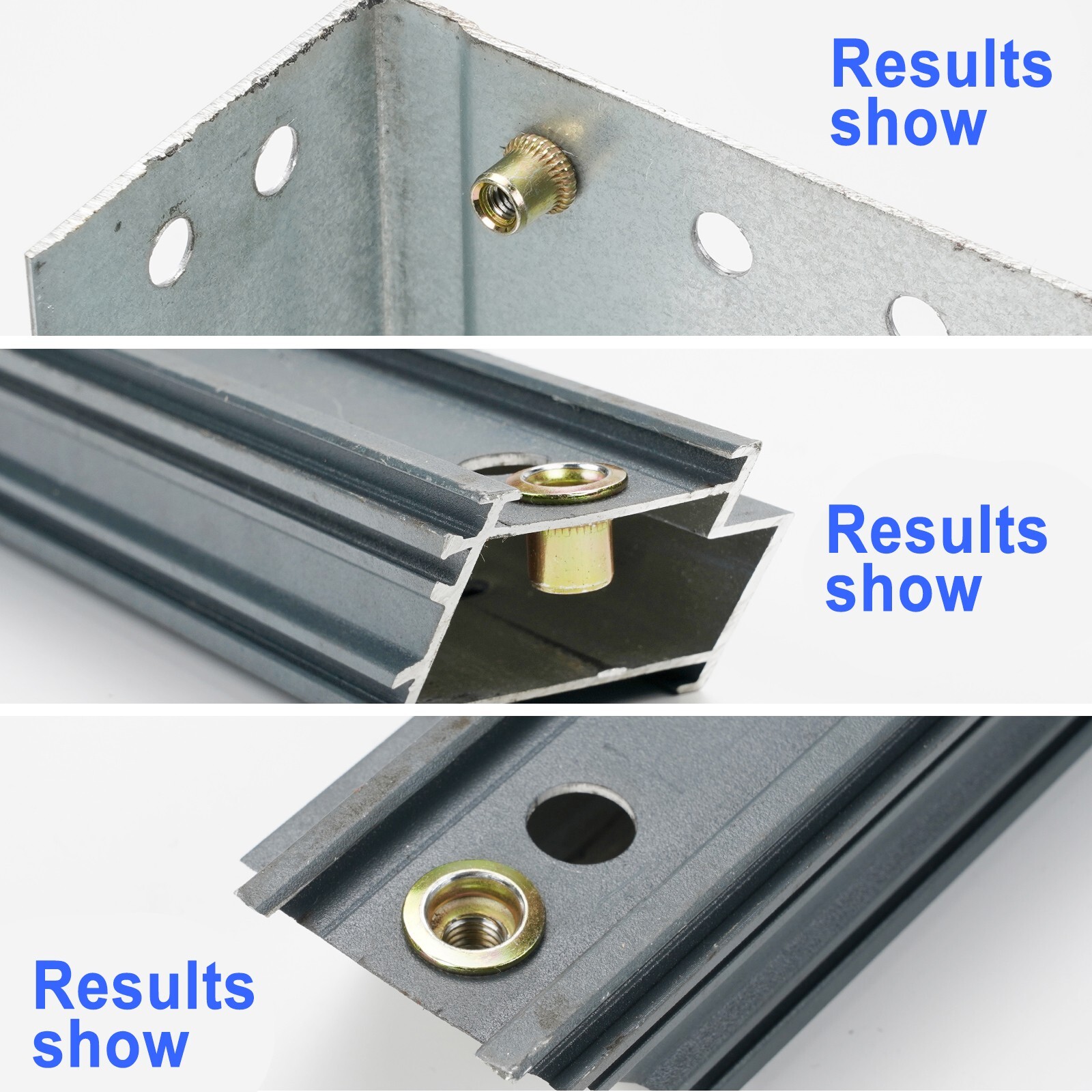 Hand Rivet Nut Gun Head Nuts Simple Installation Manual Riveter Rivnut Tool Kit