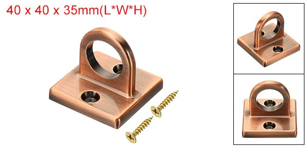 1Pcs Copper Pad Eye Plate U Hooks Ceiling Hook