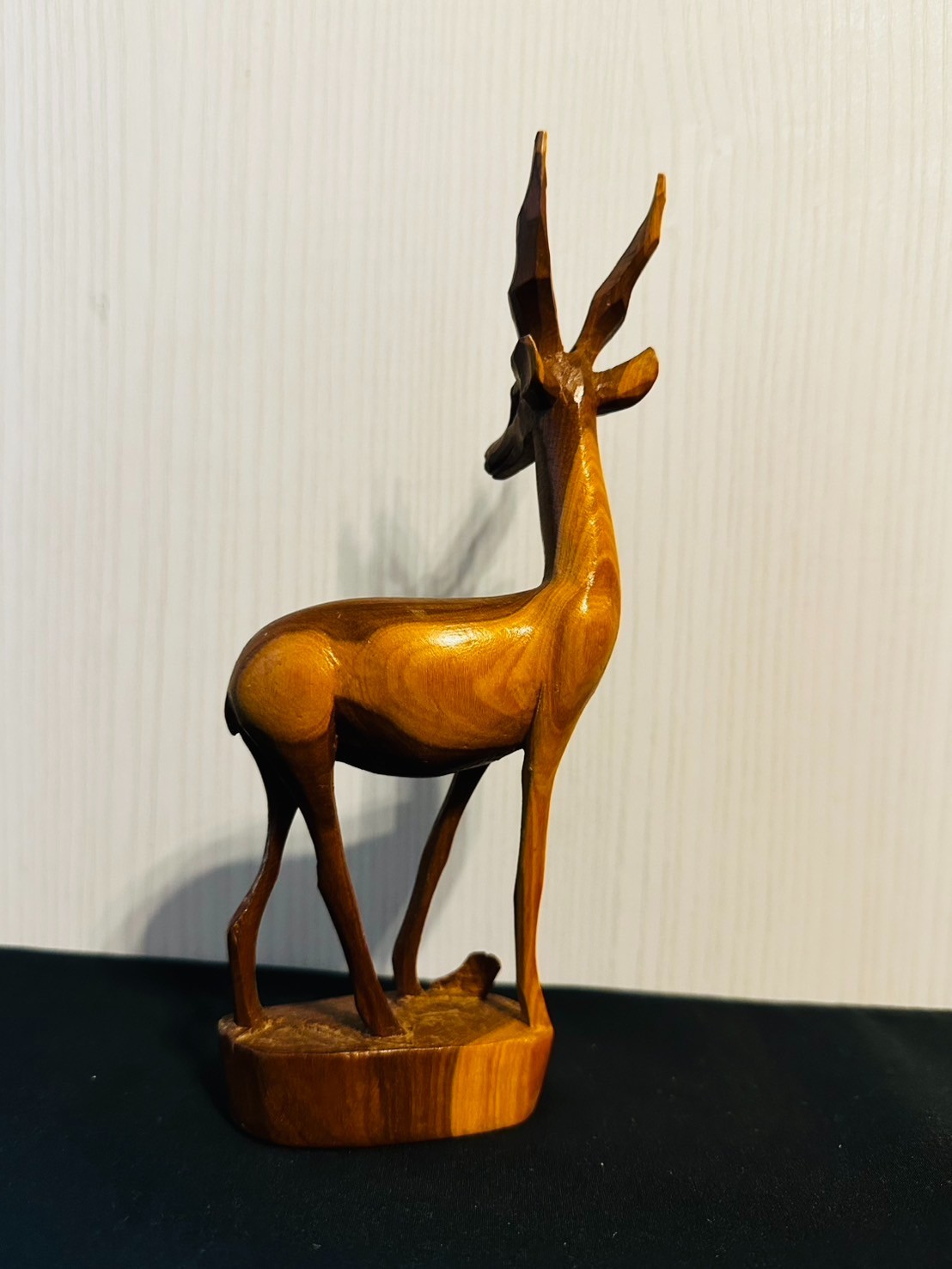Traditional japanese Wood carving deer object