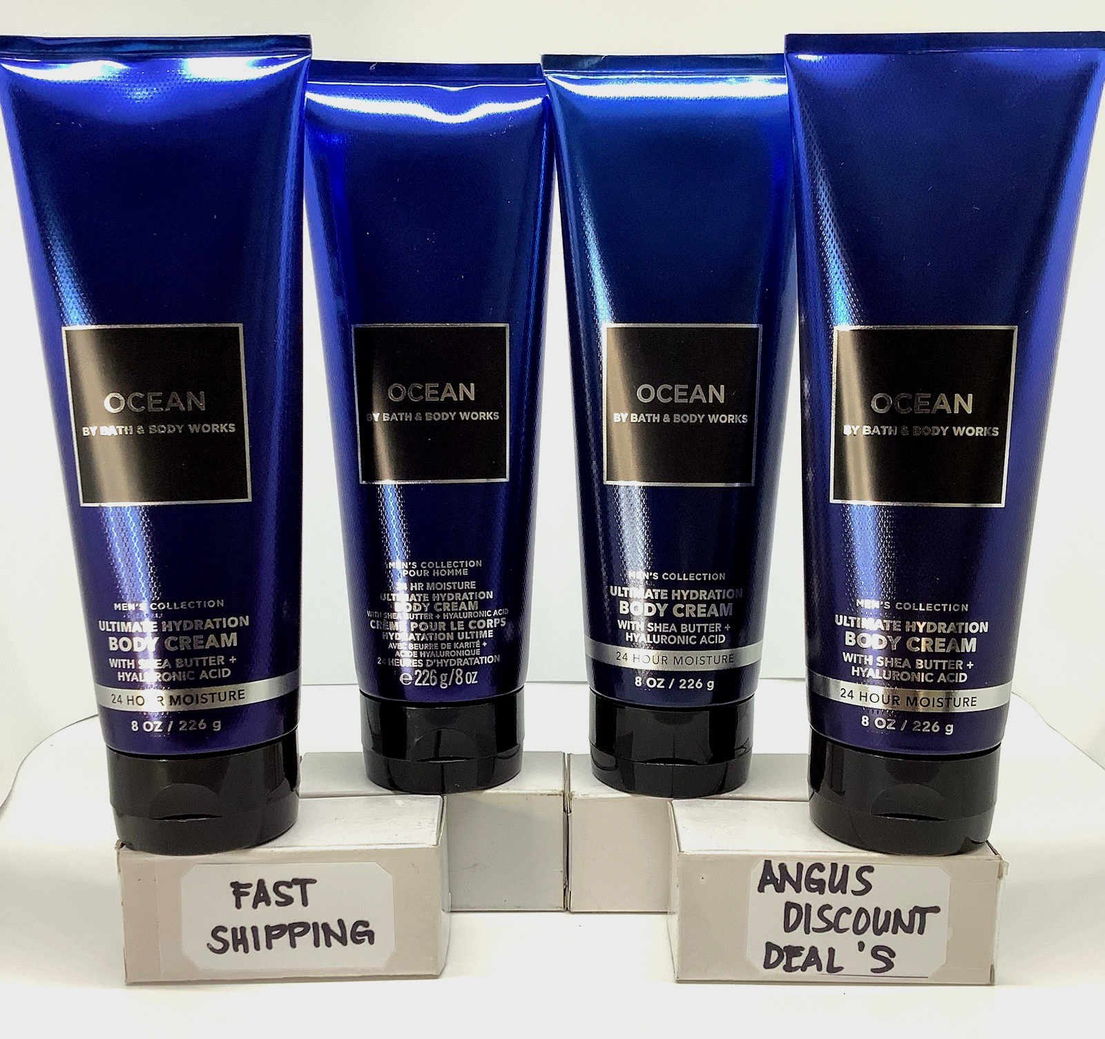 OCEAN 4 PCS, Ultimate Hydration BODY CREAM 8oz, Bath & Body Works , NEW!!!