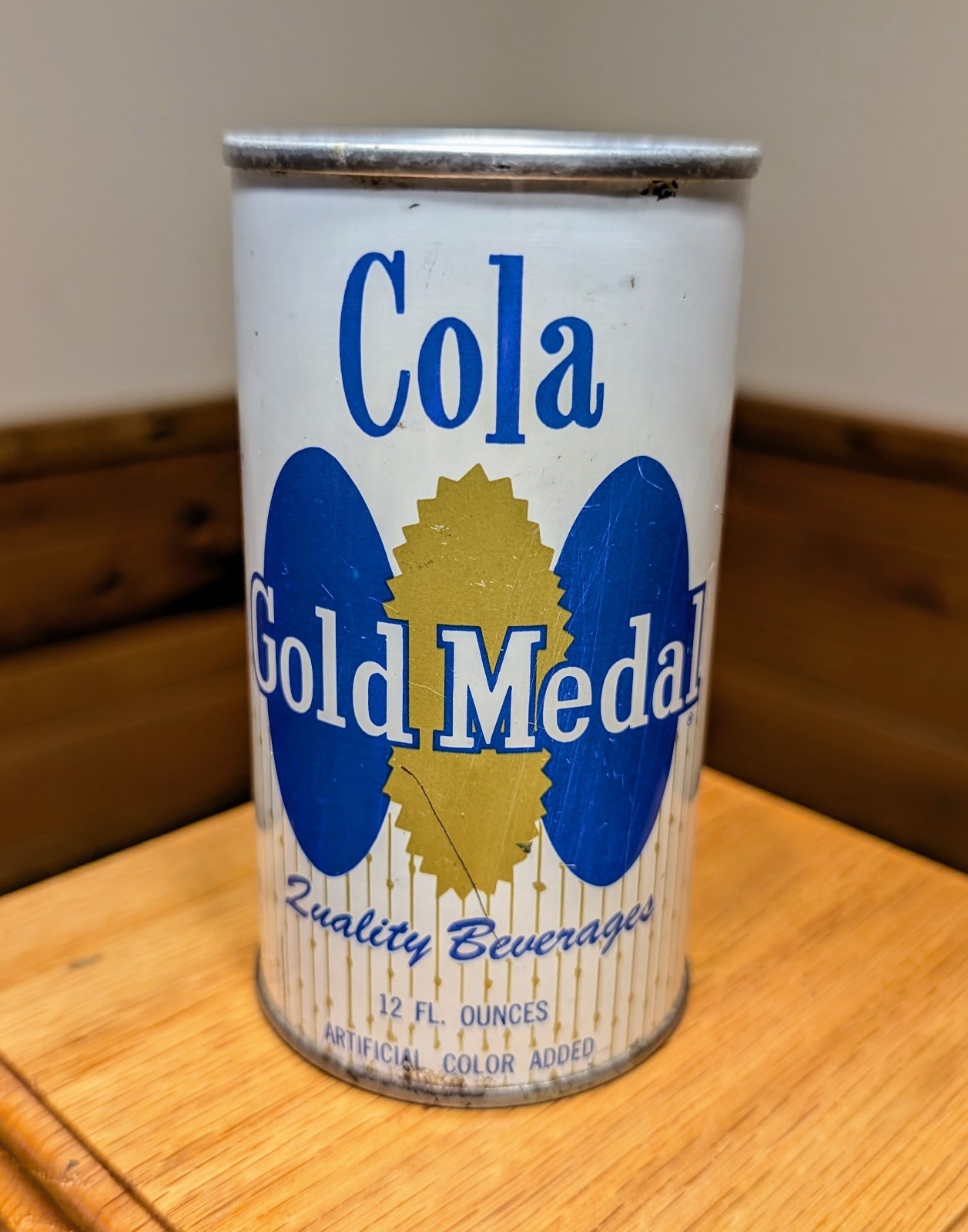 Gold Medal Cola Pull Tab Soda Pop Can - MN