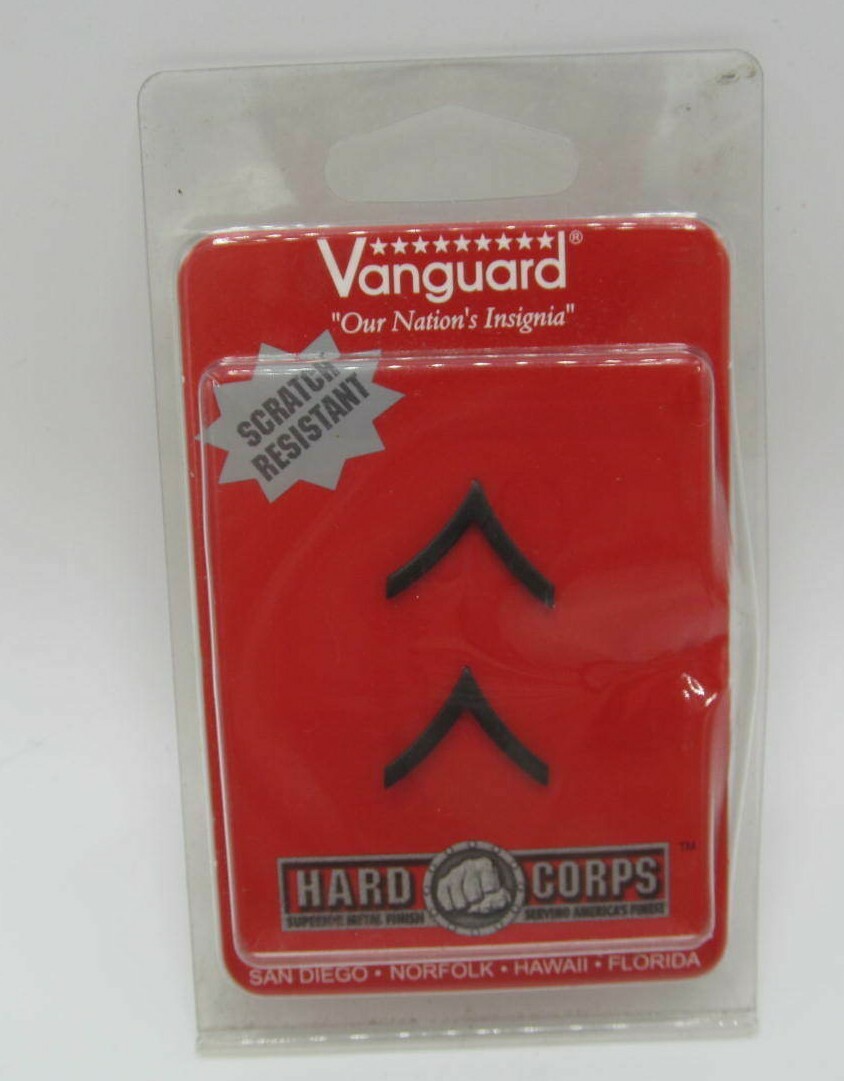 Vanguard Hard Corps Army Chev Metal PVT.  (W-2)