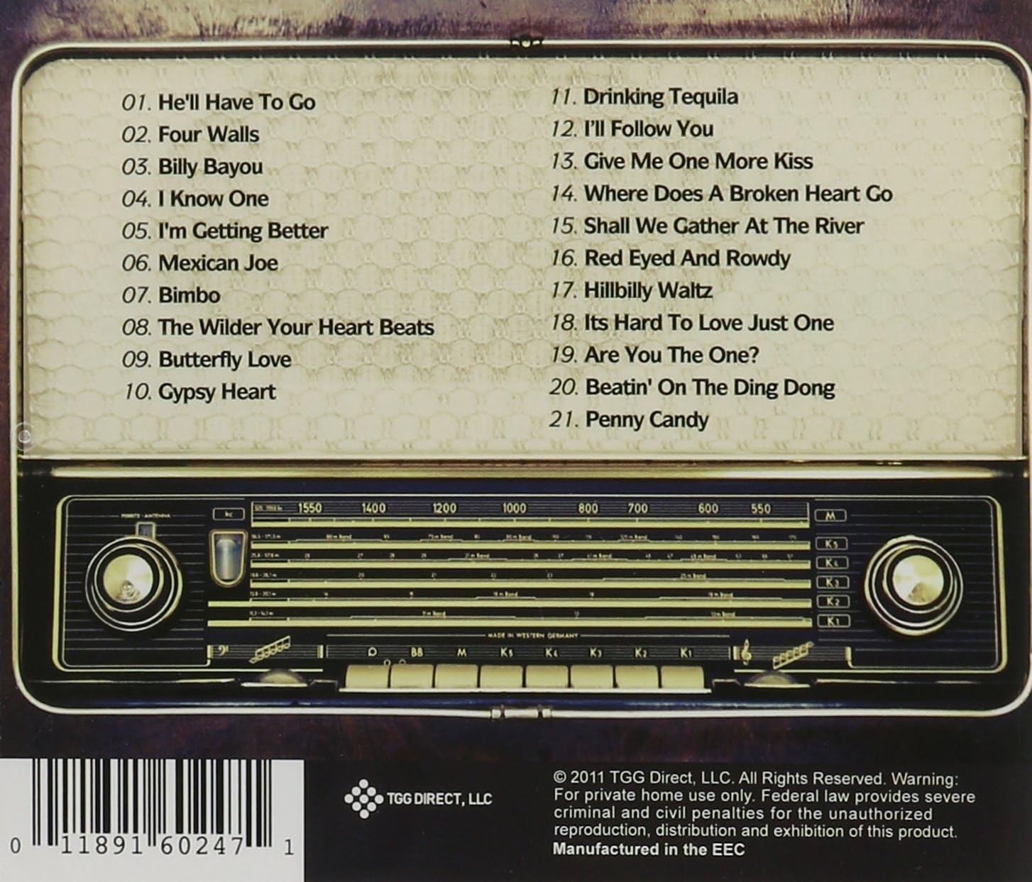 Jim Reeves Best of (CD)