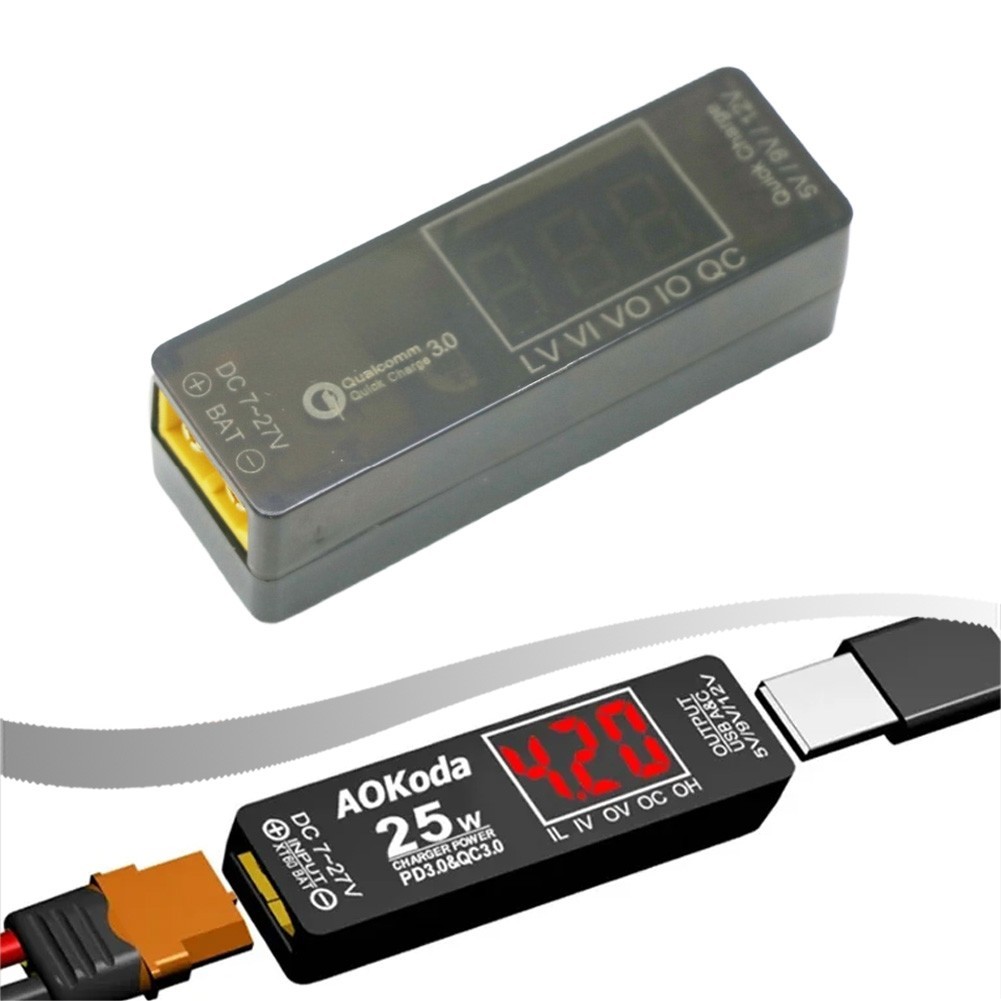 Plastic Fast for CHARGER for Lithium Packs with User Selectable