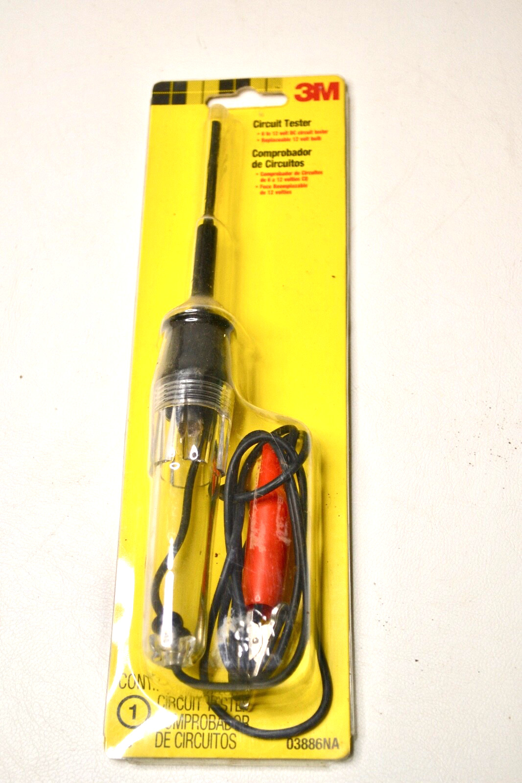 New 3M Circuit Tester 6 To 12 Volt DC Replaceable 12 Volt Bulb 03886NA