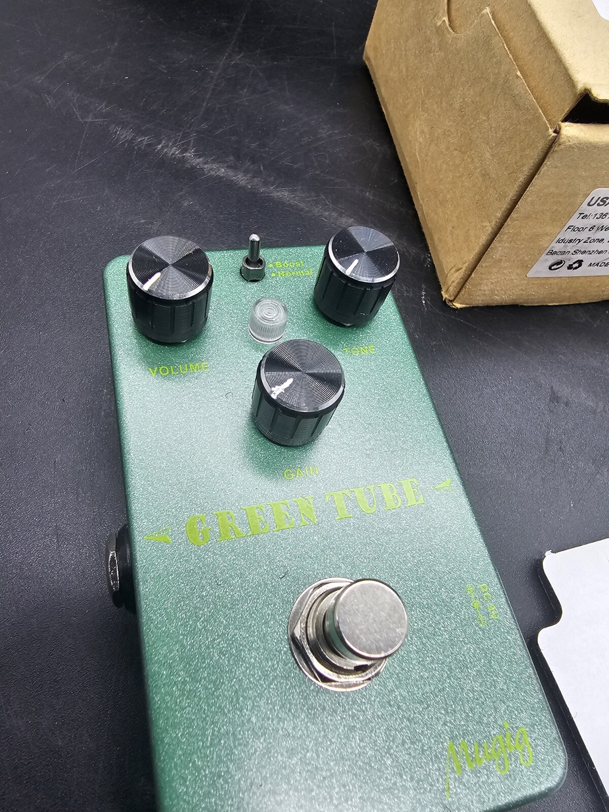 Mugig Overdrive Green Tube Guitar Effects Pedal Delay Effect