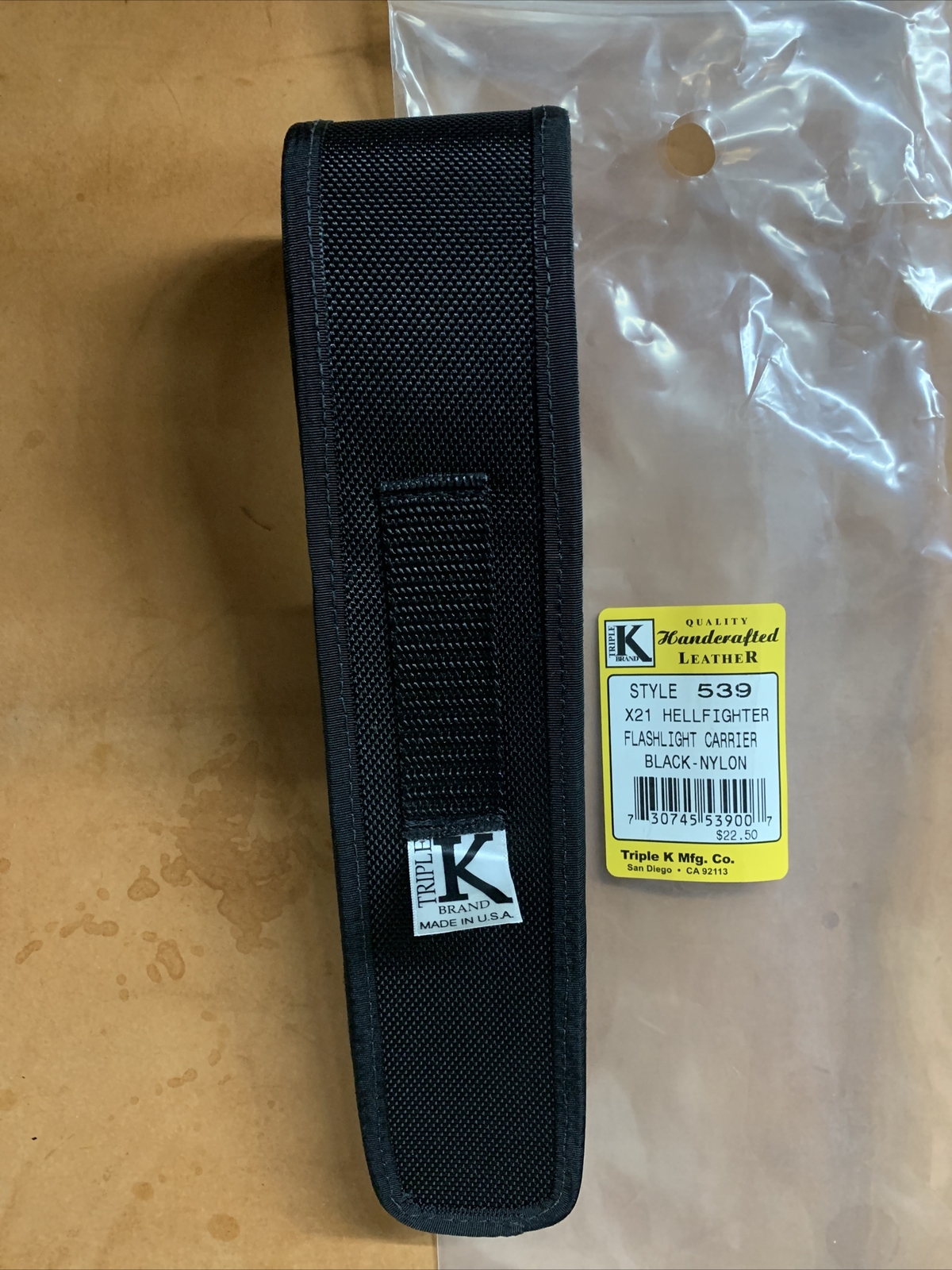 Hellfighter X-21 Tactical Flashlight NYLON HOLDER NEW
