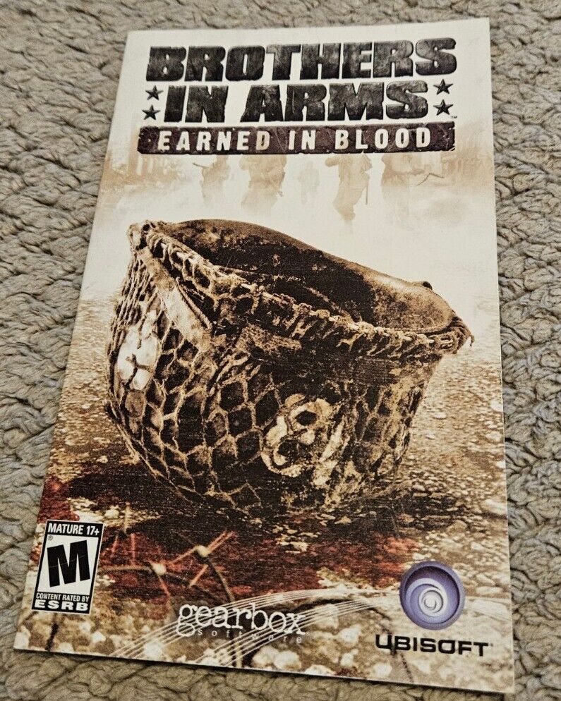 Brothers In Arms Earned In Blood PlayStation 2 Manual