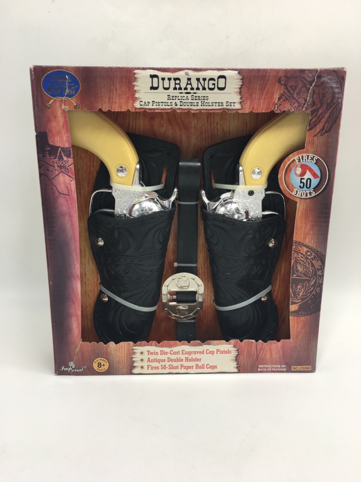 Legends Of The West Durango Replica Series Cap Pistols & Double Holster Set 2004