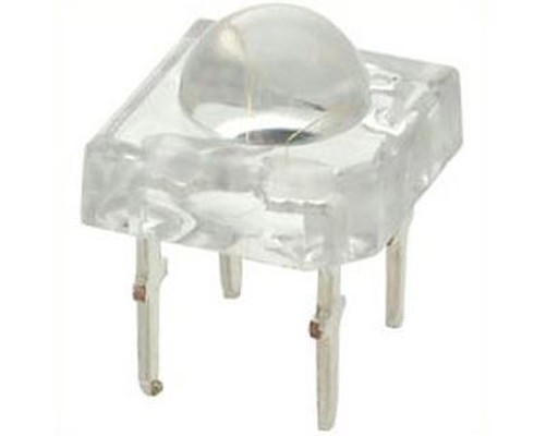 50 x Yellow 7.6mm Superflux PCB LED 1000mcd 80°