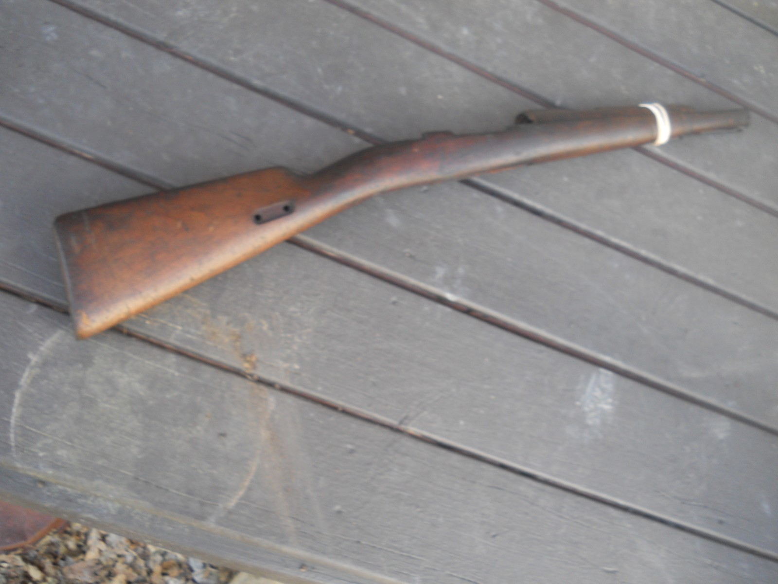 Chilean 1895 mauser short rifle stock w matching handguard 1895 cartouche