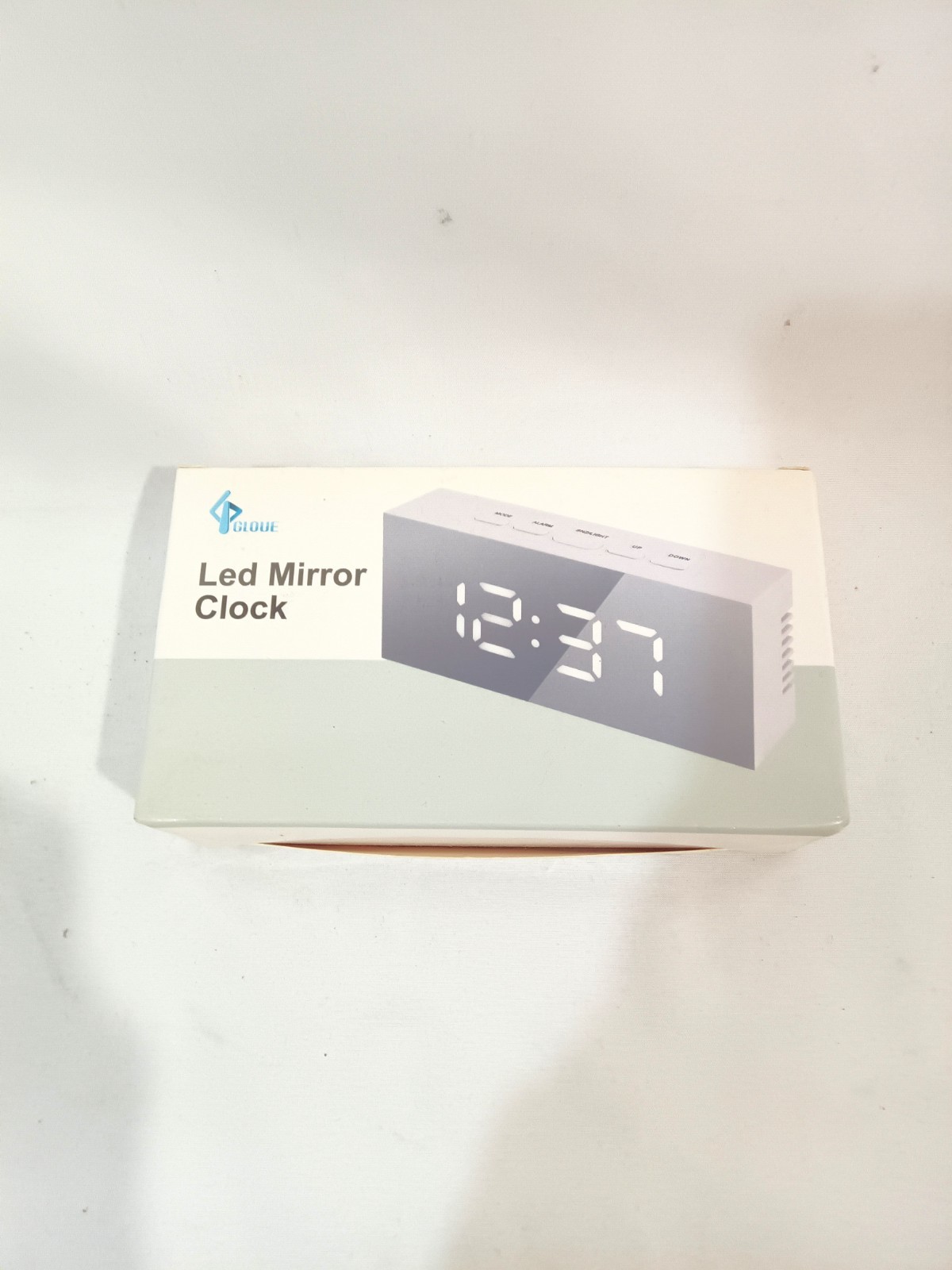 Gloue Led Mirror Clock