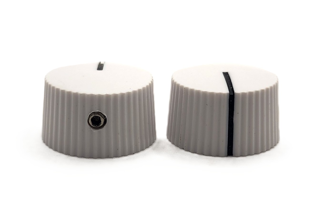 3-Pack White "Cupcakes" Knobs Replacements Vintage Harmony