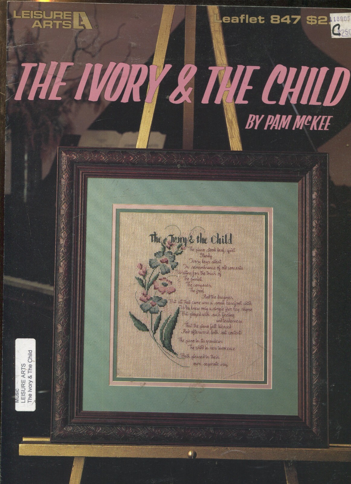 The Ivory And The Child Counted Cross Stitch Booklet Leisure Arts 847 Leaflet