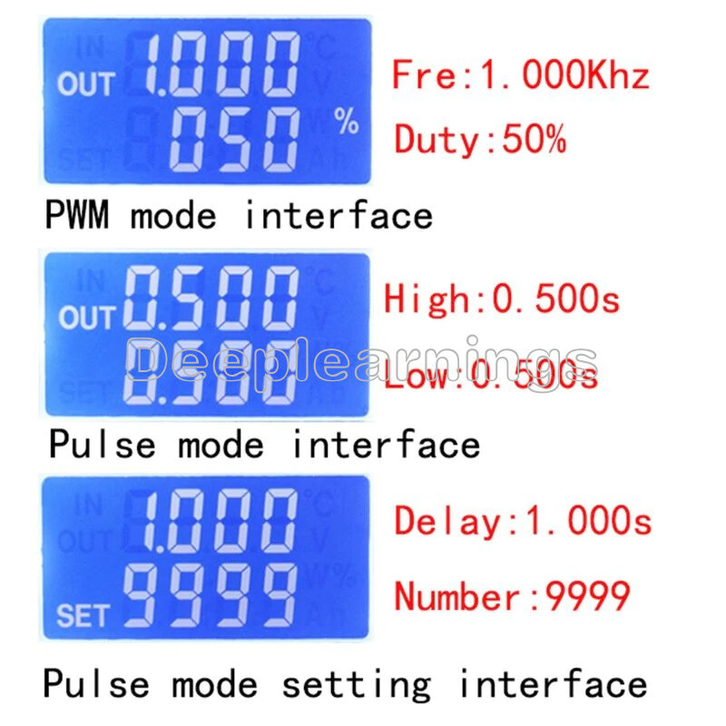 Dual Mode PWM Generator Pulse Generator Frequency Duty Cycle Adjustable Module