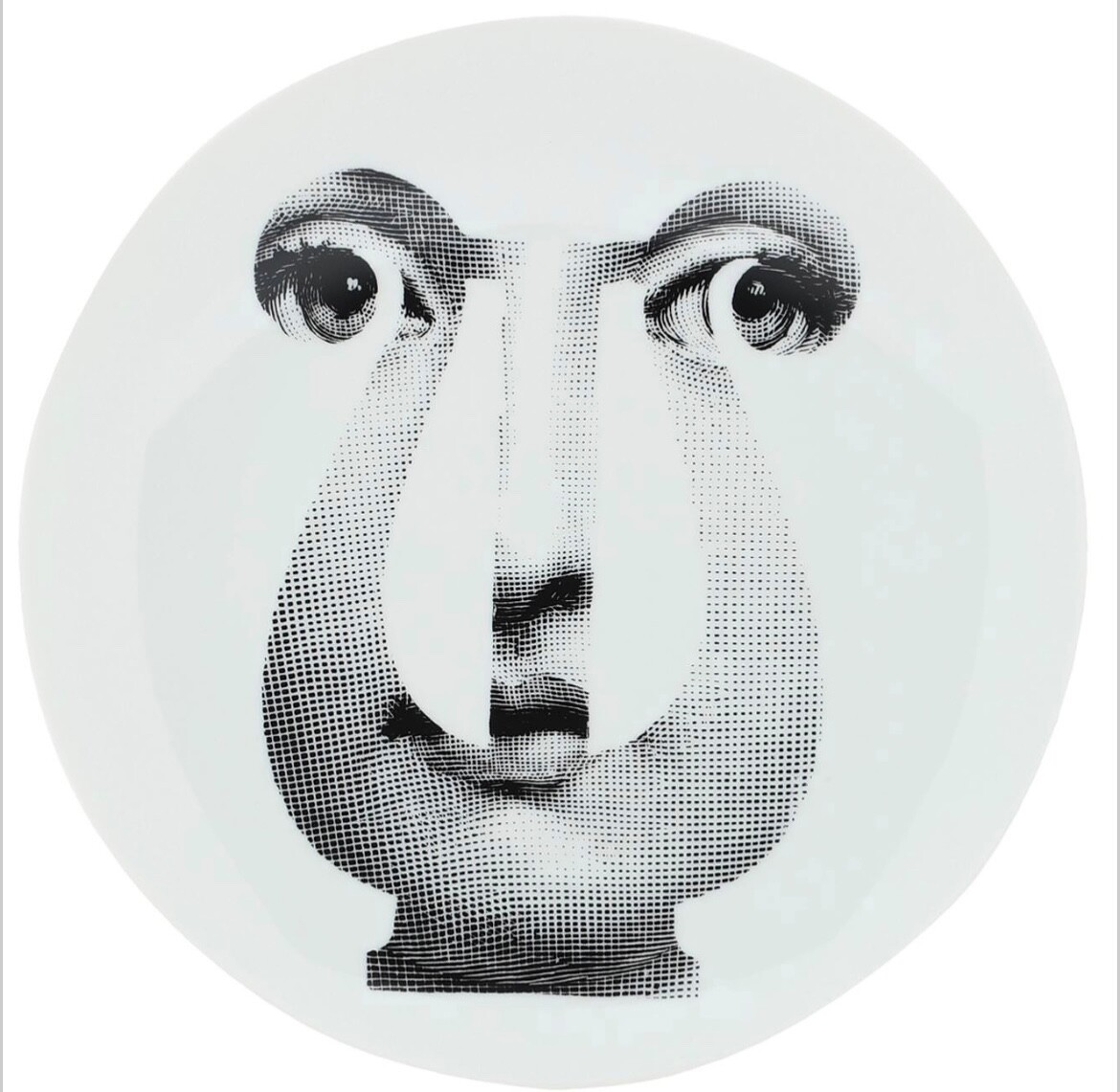 NIB PIERO FORNASETTI Tema & Variazioni/T&V "Julia" Lina Cavalieri Face Plate #56