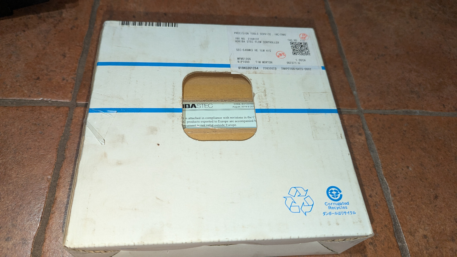 HORIBA SEC-E40MK3 STEC Mass Flow Controller HE 1LM 41S New & Sealed