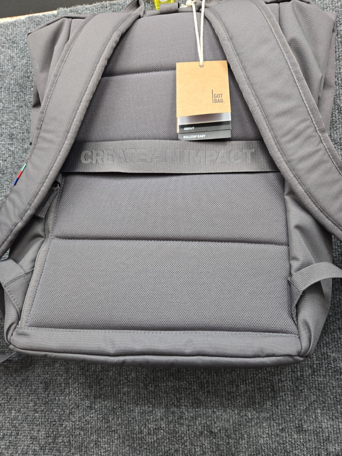 GotBag Roll Top 31L Backpack Gray