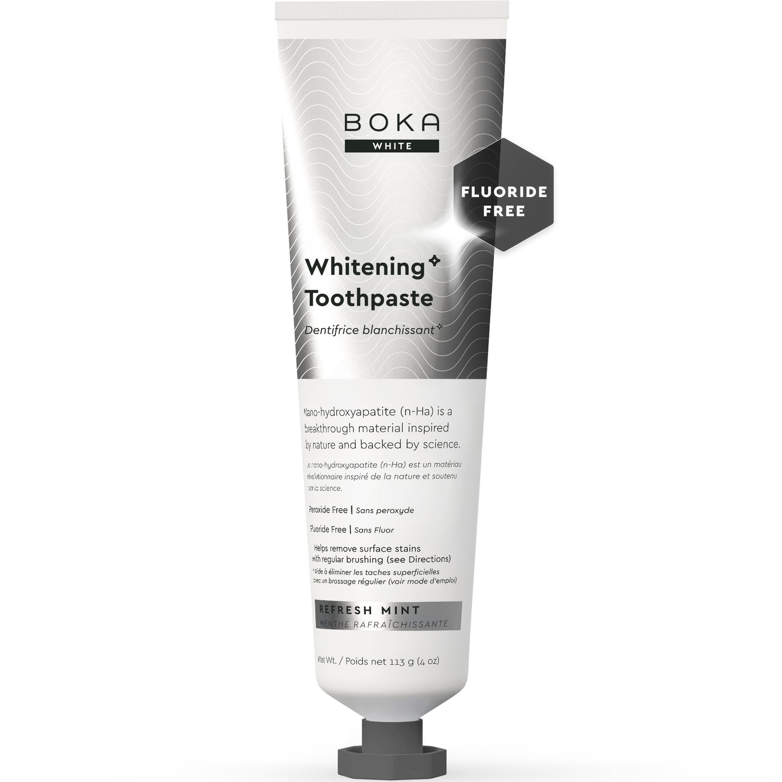 Boka Toothpaste - Fluoride Free Toothpaste, Nano Regular Size (4 Ounce)