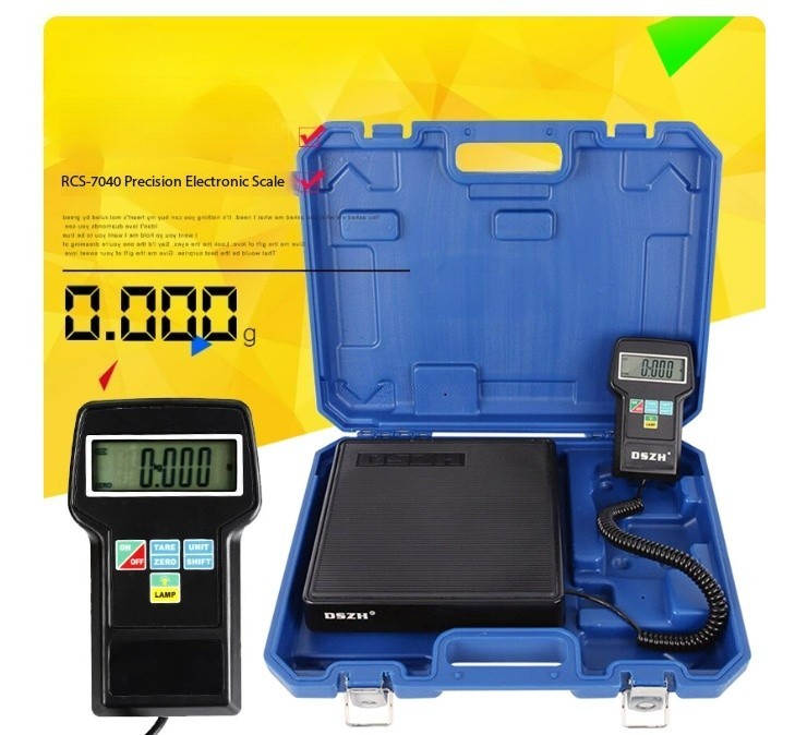 Refrigerant Charging Electronic Scale RCS-7040  Capacity Portable Weighing Scale