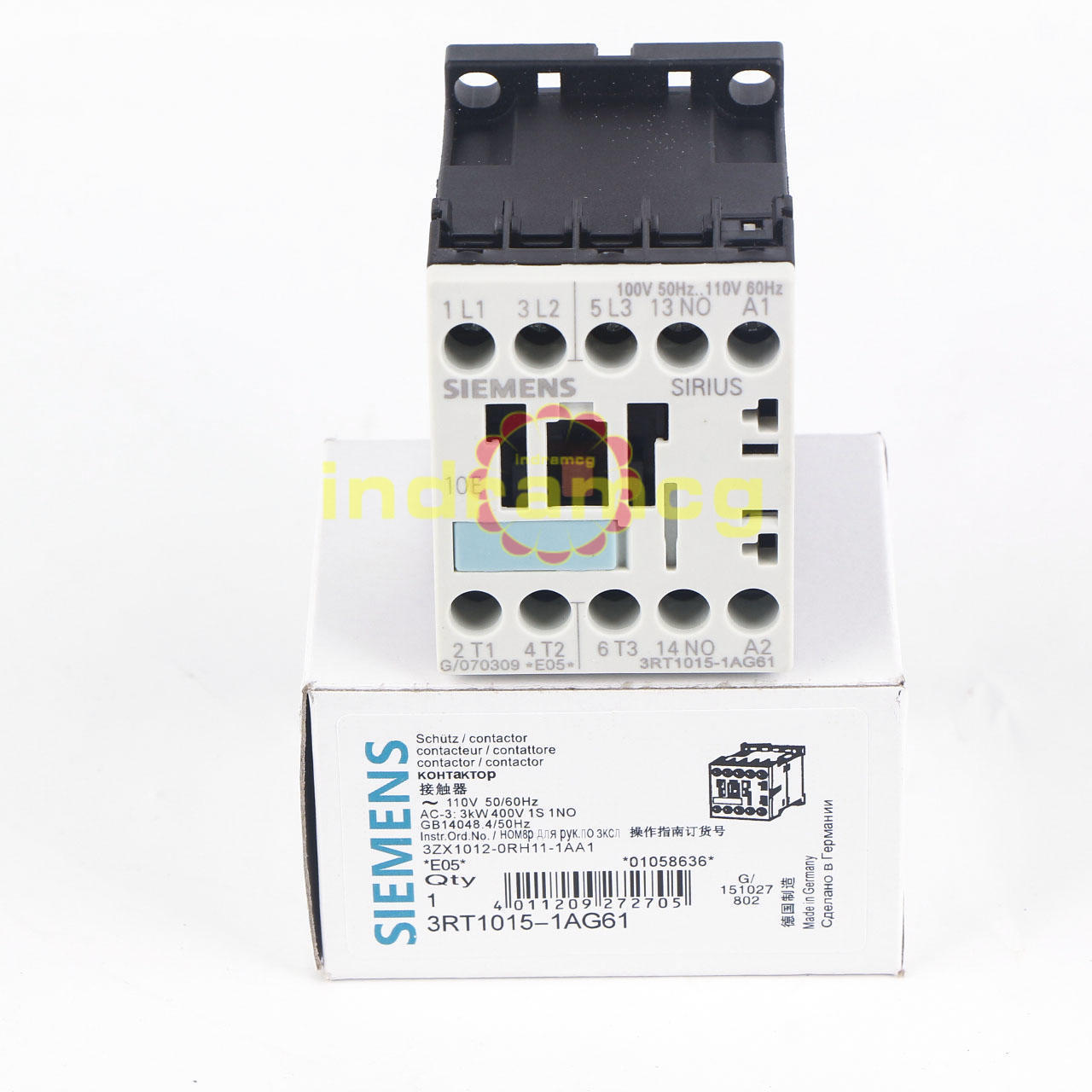 1PC New SIEMENS 3RT1015-1AG61 Contactor
