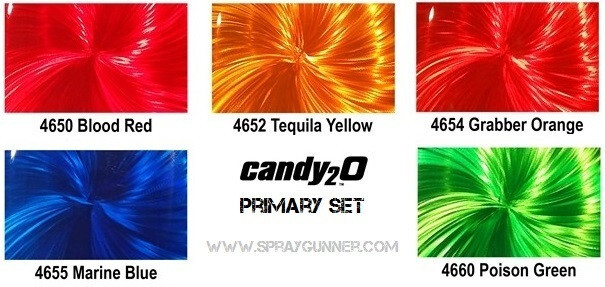 Createx Colors candy2o Primary Set