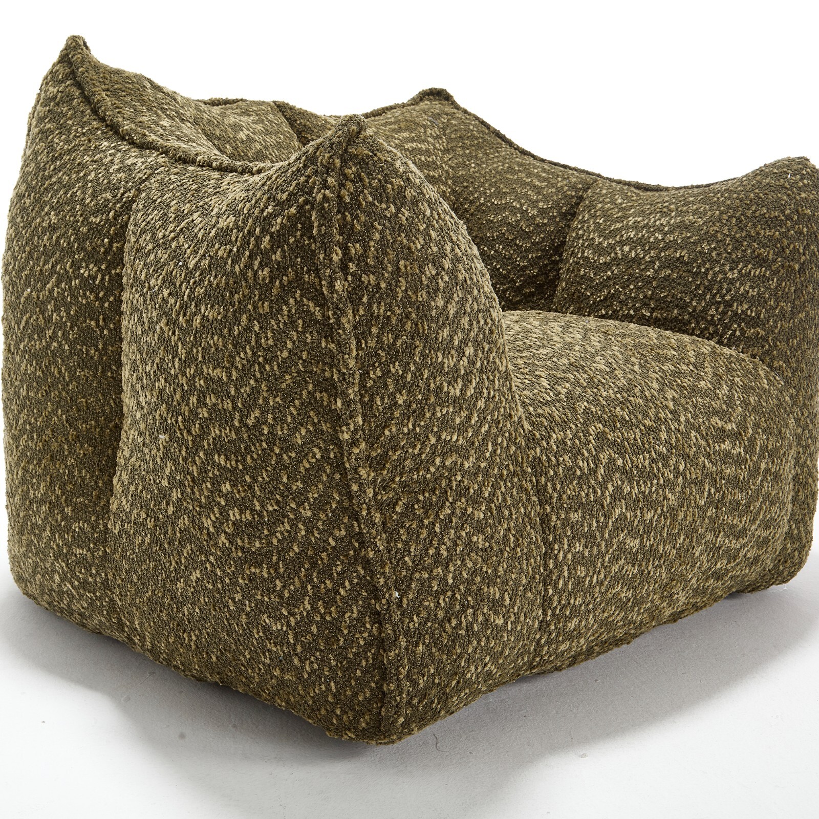 Sofa chairs with highly resilient foam for living rooms and bedrooms Olive Green