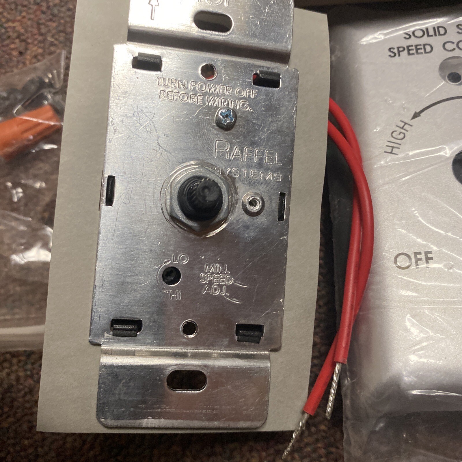 PN 5WSSC SOLID STATE SPEED CONTROL- ECS FSC6-120 6 Amp 120v