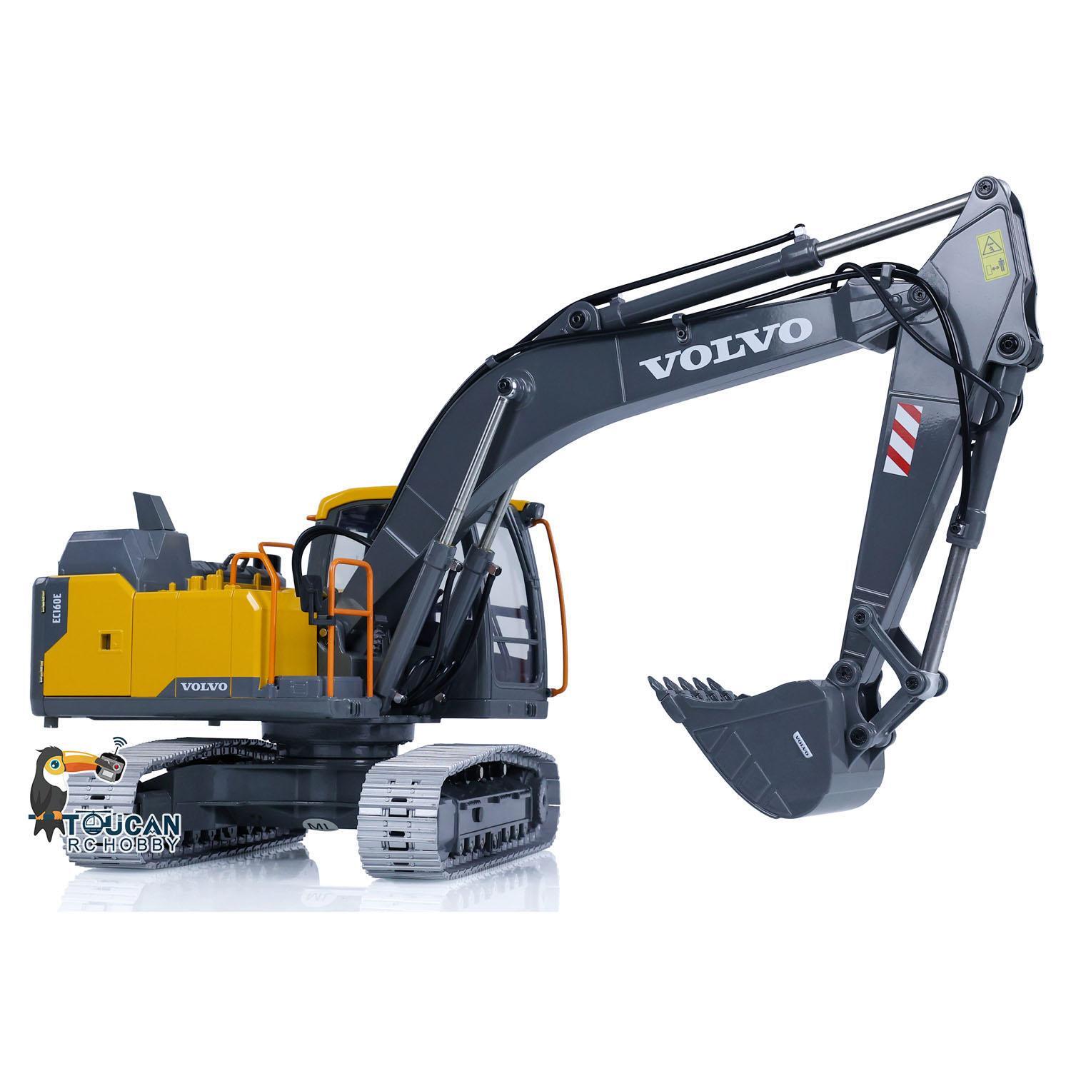 1:14 Scale RC Excavator Double E E010 EC160E Full Alloy Metal Digger Model