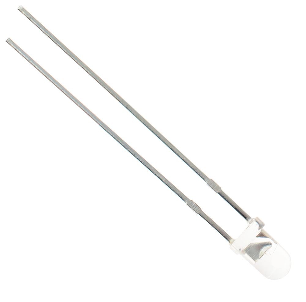 10 x Red 3mm LED Water Clear 1000mcd 30°