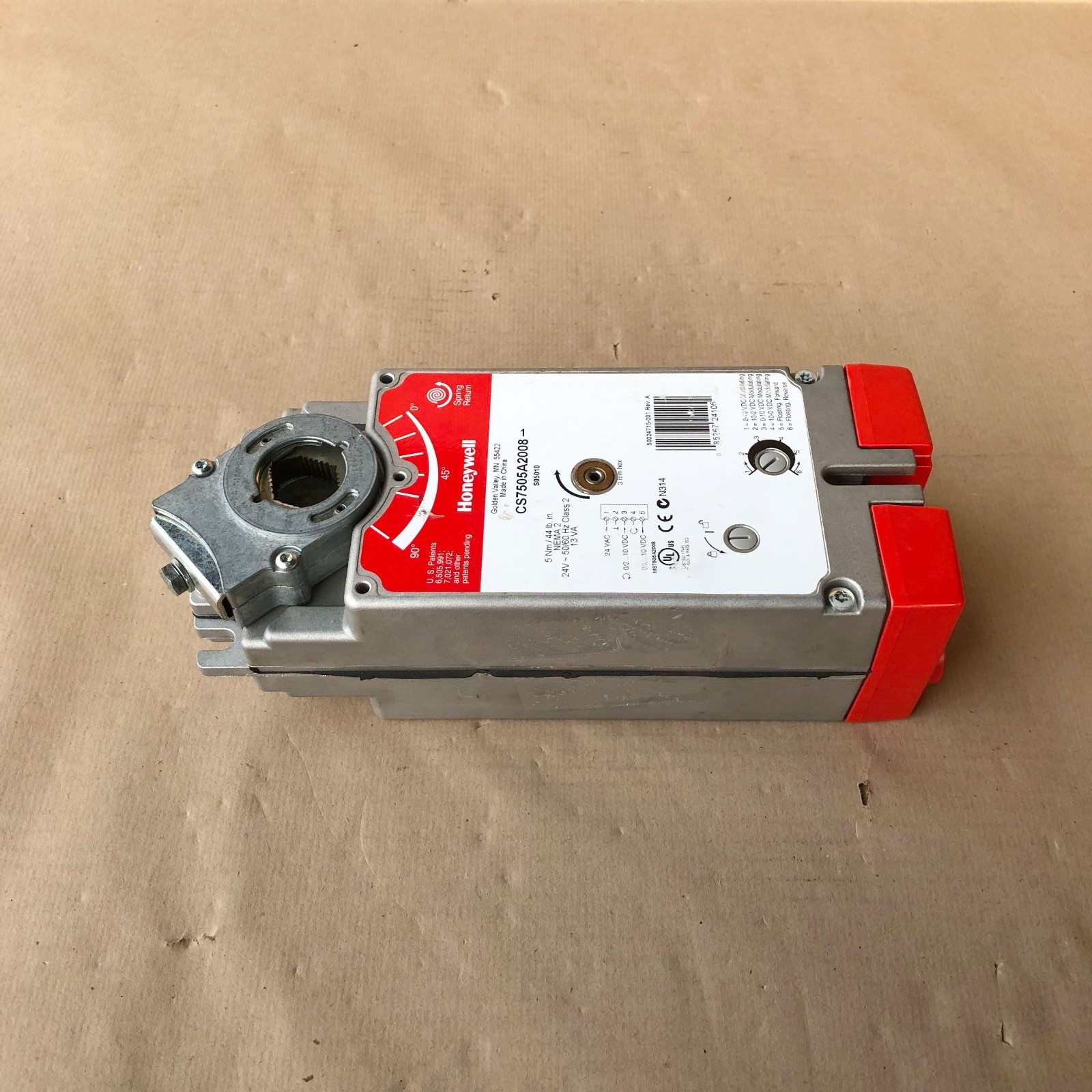 HONEYWELL CS7505A2008 DIRECT COUPLED ACUTATOR