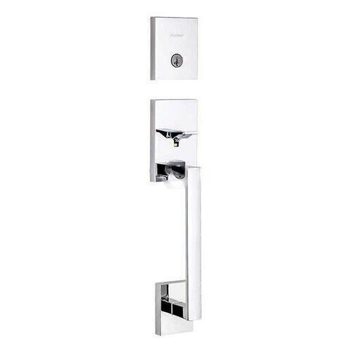 Kwikset 98189-002 San Clemente Keyed Entry Handleset Exterior Only (Chrome)
