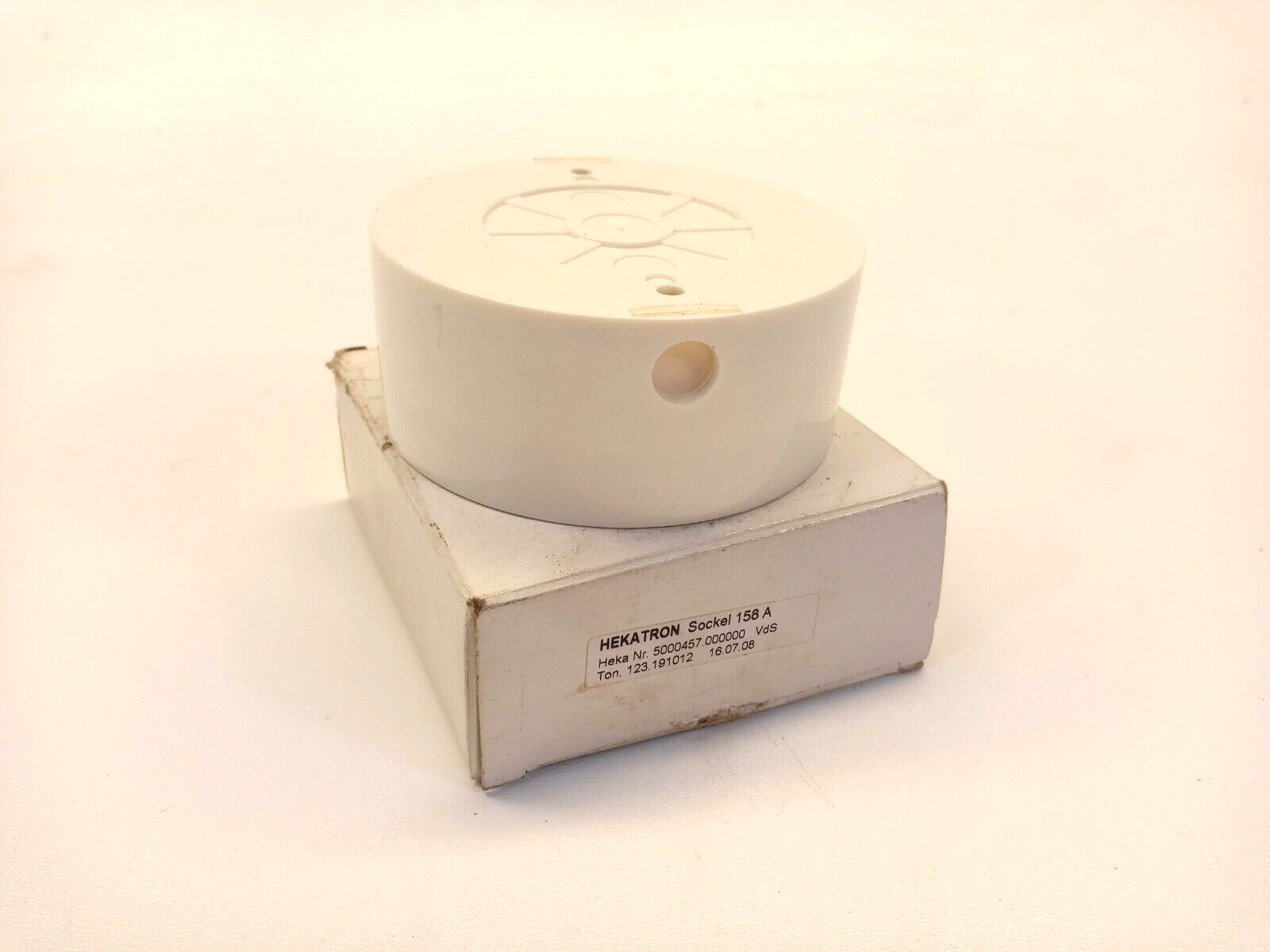 Hekatron 5000457.000000 Socket 158 A, Fire Alarm, Type 158A, 5000457 Heka, Smoke