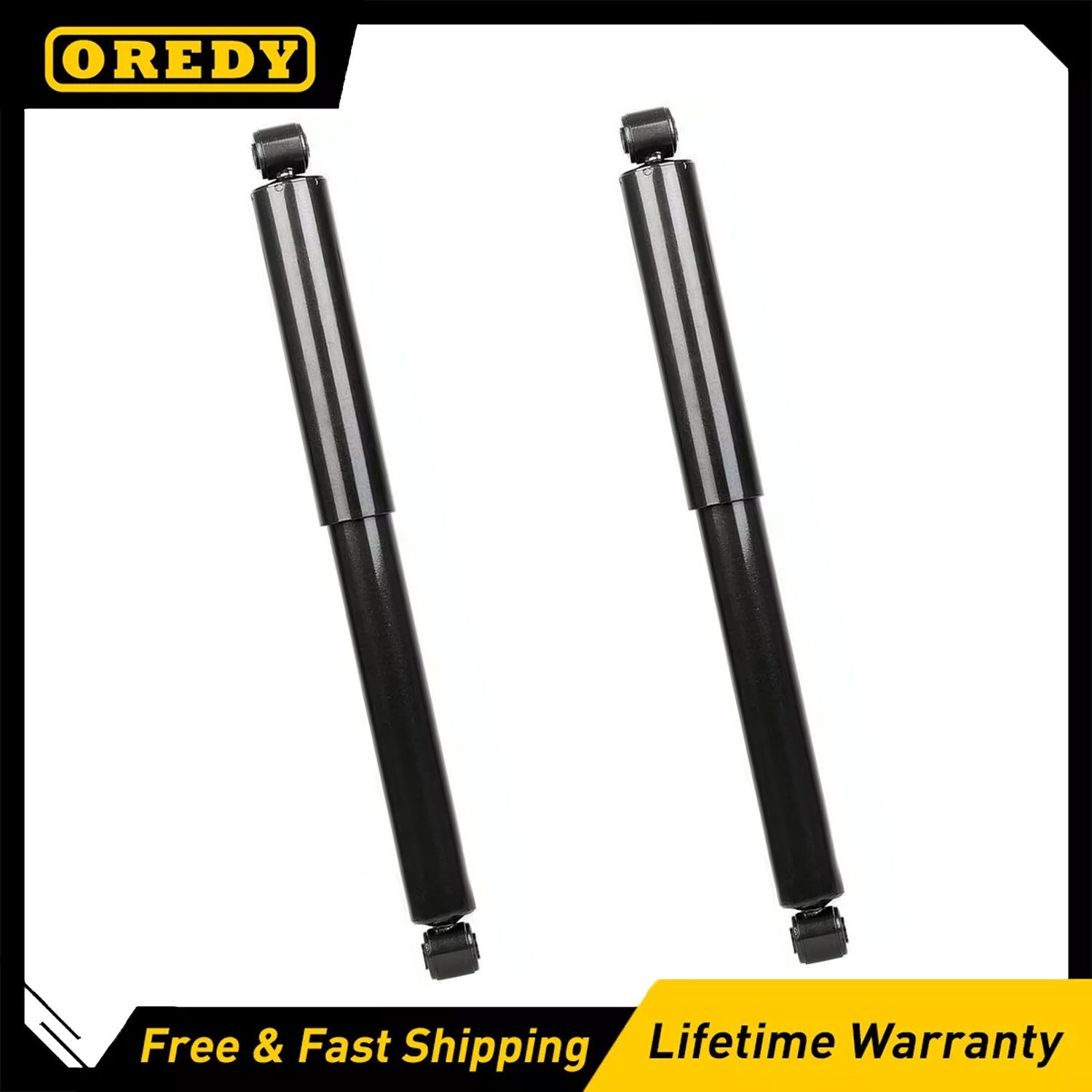 Pair Rear Shock Absorbers Fit for 2007-2022 2023 Chevy GMC Silverado Sierra 1500