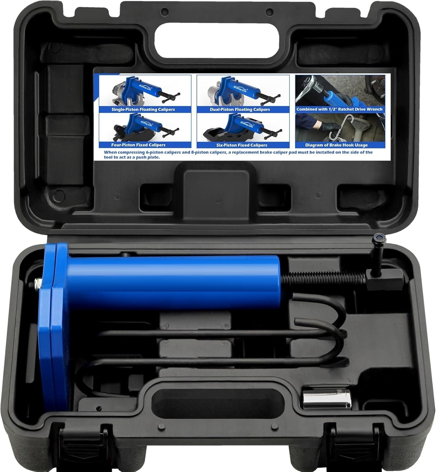 Multi Piston Brake Caliper Tool Heavy Duty Pad Spreader Caliper Compression Tool