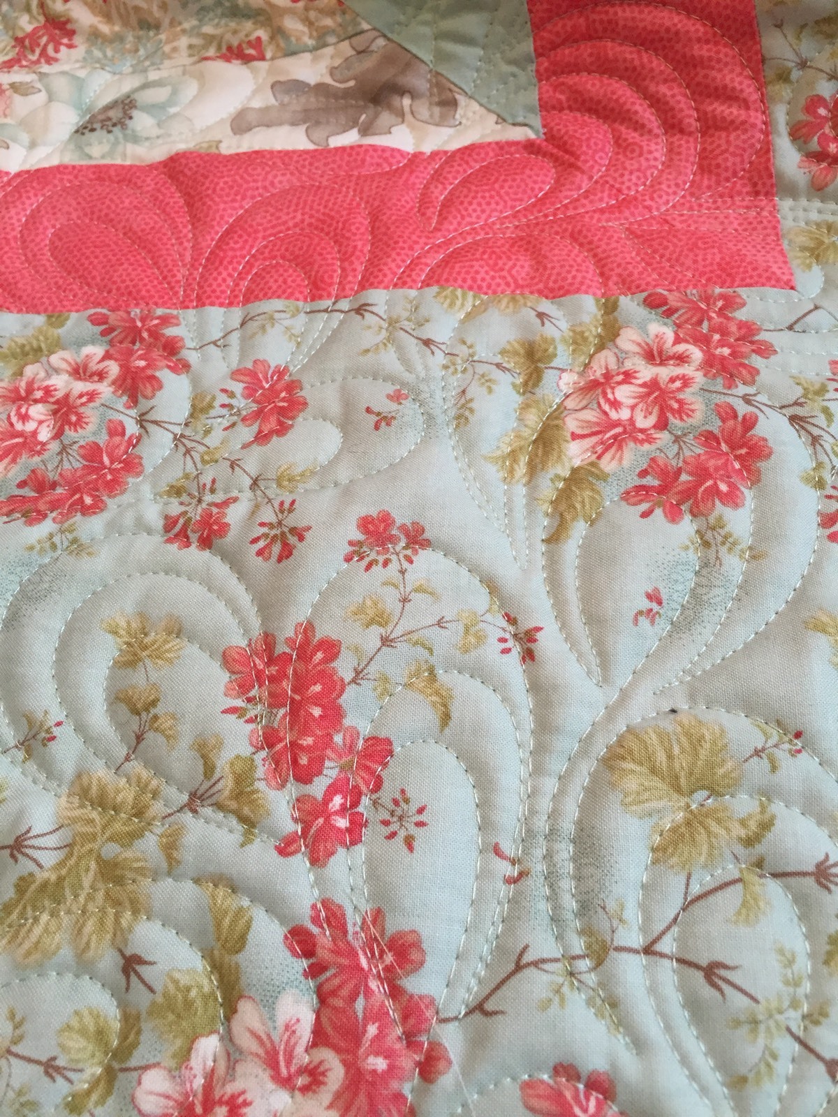 Long arm quilting service - Full size bed quilt