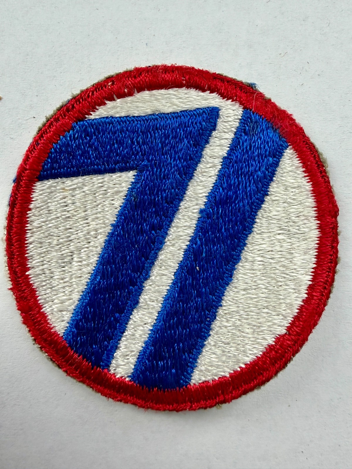 71st Divison US Army Patch, WWII "Snowback"